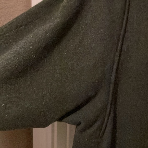 Vintage ECHTER LODEN Wool MADE IN AUSTRIA PEA COAT Green SIZE 12 USA! - Picture 8 of 10